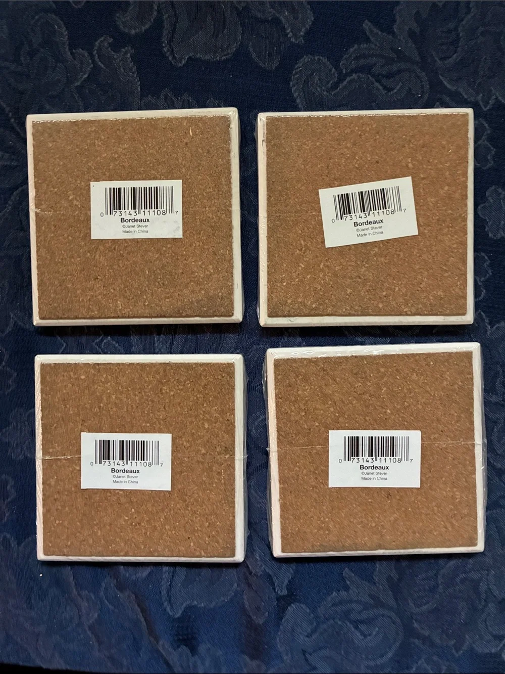 Coasters-New & Sealed Set of 4 Janet Stever 